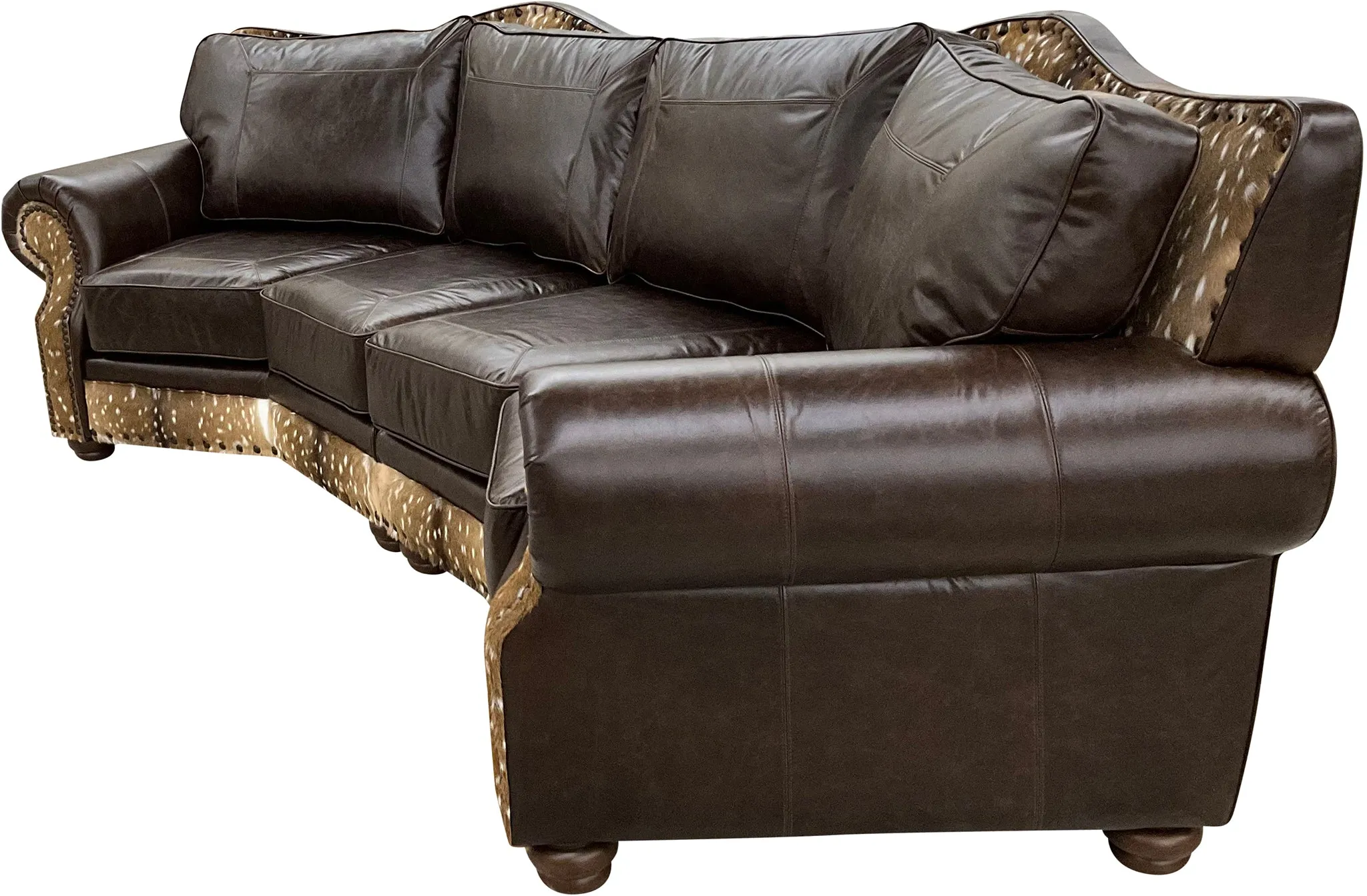 Axis Western Curved Sectional Sofa