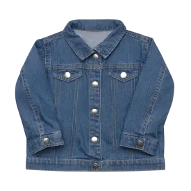 Baby Denim Jacket -  Embroidered Adaptavist Hello Design