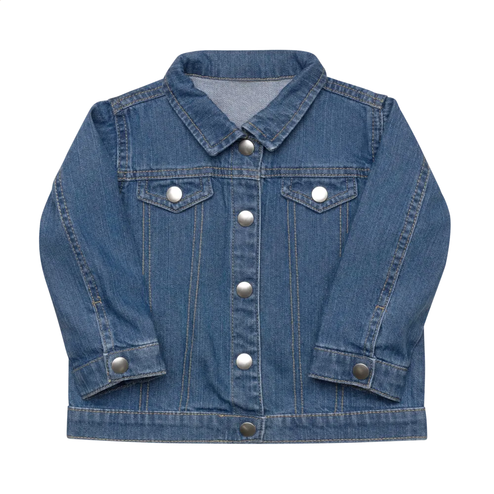 Baby Denim Jacket -  Embroidered Adaptavist Hello Design