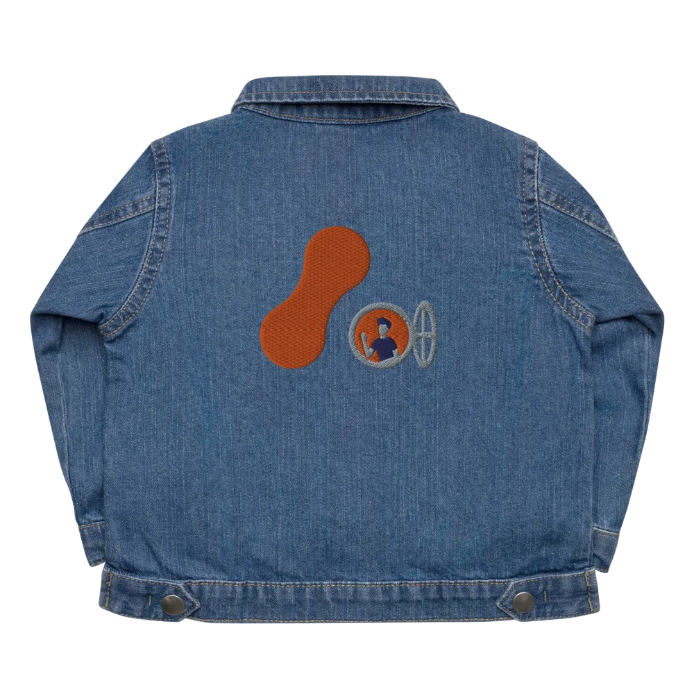 Baby Denim Jacket -  Embroidered Adaptavist Hello Design