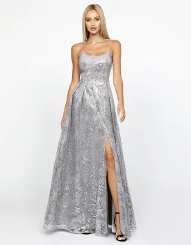 BAMBIE SCOOP NECK GOWN B67D02L