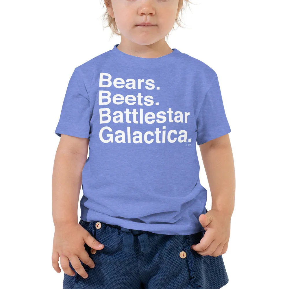 Bears. Beets. BSG. Toddler Tee