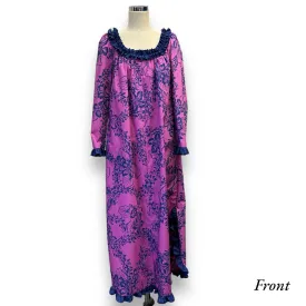Beautiful Tuberose Long Sleeve Muumuu Hawaiian Dress 6303 6306