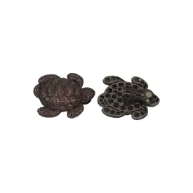 Begüm Khan Turtle Clip-on Earrings - '10s