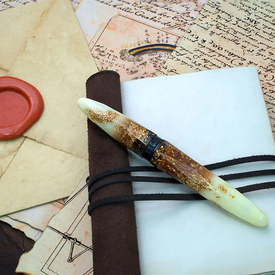 Benu Briolette Rollerball Pen Luminous Amber