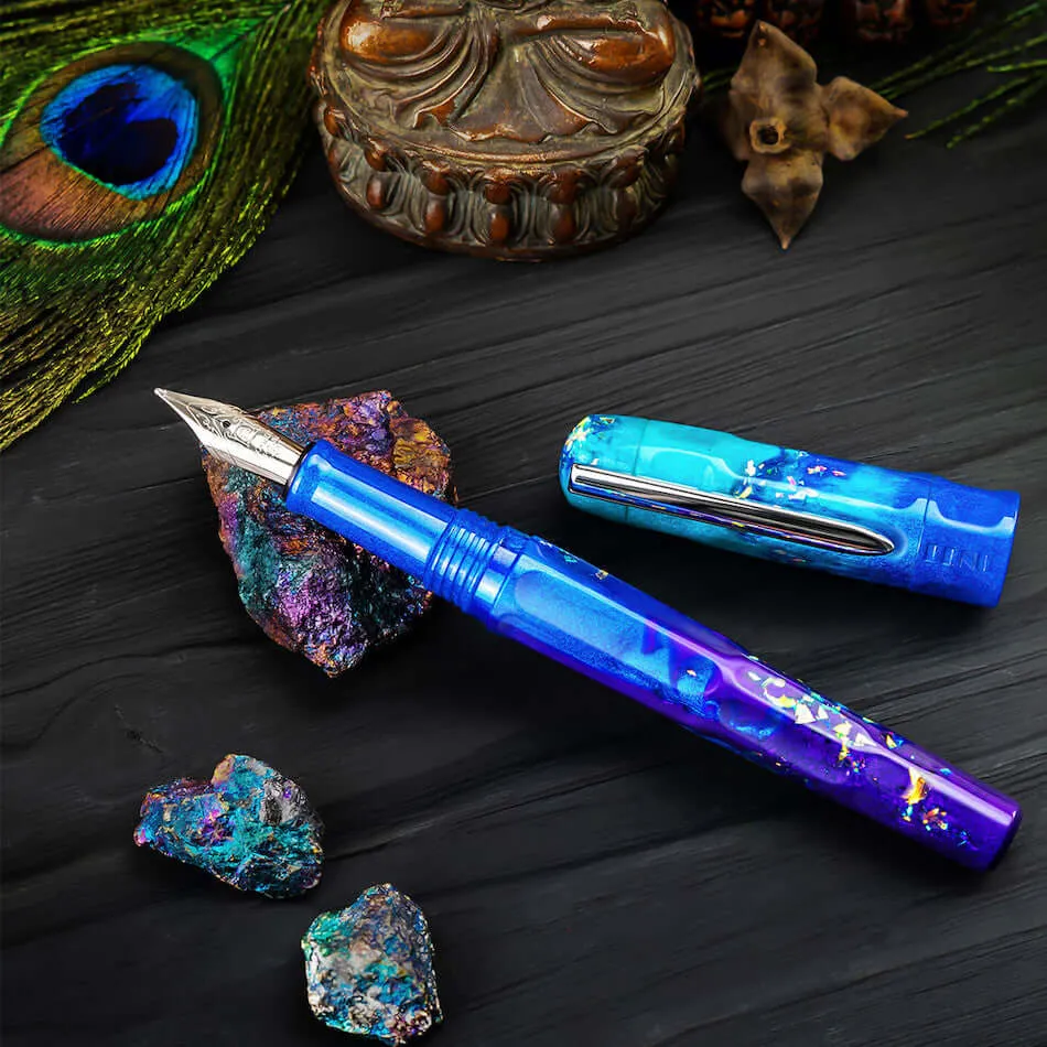 Benu Talisman Fountain Pen Peacock Ore
