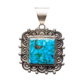 Birdseye Kingman Turquoise Pendant | Ella Linkin
