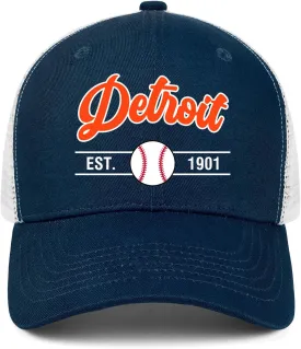 Black Cap Men Women Mesh Baseball Hat Embroidered Trucker Hats Youth Apparel Gifts Snapback Caps