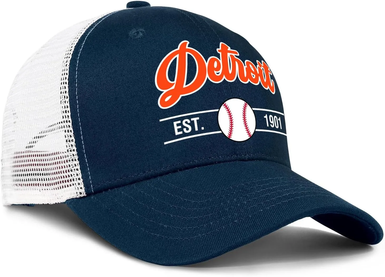 Black Cap Men Women Mesh Baseball Hat Embroidered Trucker Hats Youth Apparel Gifts Snapback Caps