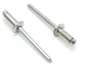 Bolt Dropper Rivets, Stainless Steel 1/8" x 1/8" Inch (100 Pack), Gap (0.06-0.12)", Blind