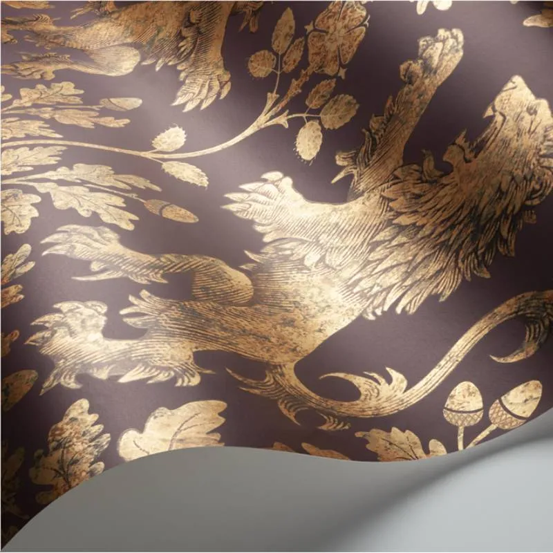 Boscobel Oak Wallpaper - Pearwood Collection - Cole & Son