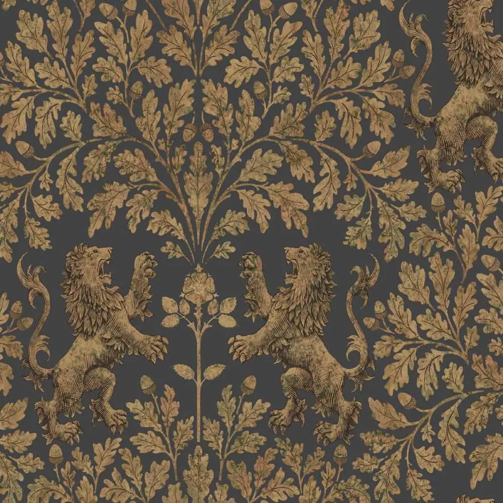 Boscobel Oak Wallpaper - Pearwood Collection - Cole & Son