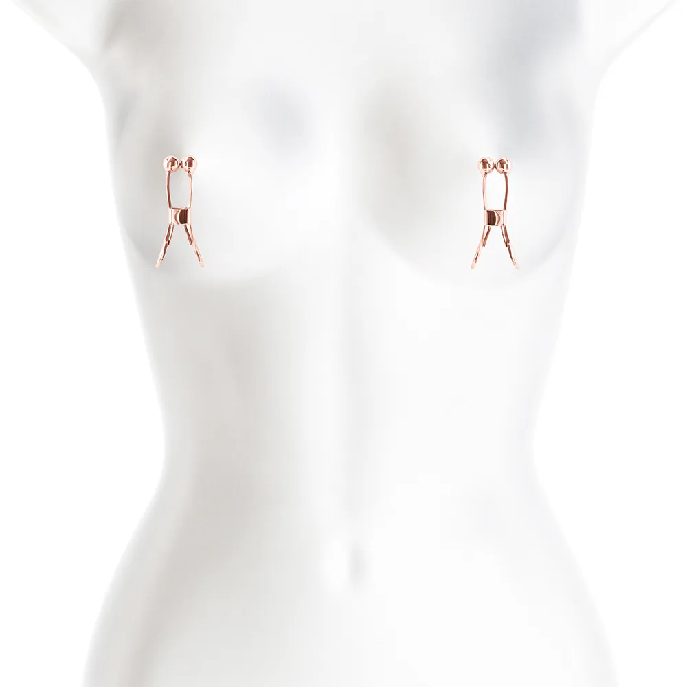 Bound Metal Bead Nipple Clamps