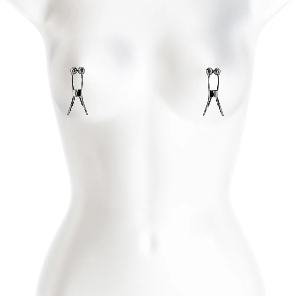 Bound Metal Bead Nipple Clamps