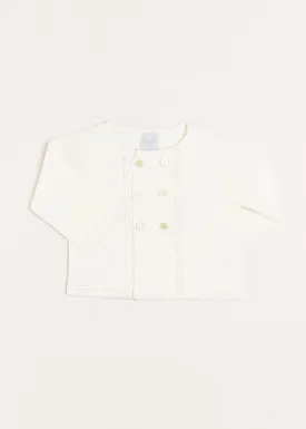 Boys Celebration Cardigan in Ivory (12mths-10yrs)
