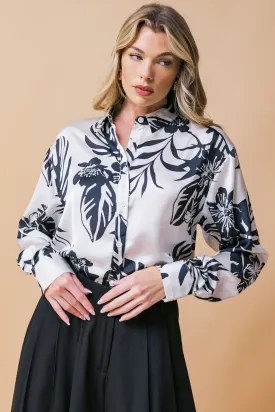 BRIDE AND TRUE SATIN TOP