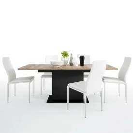 Brolo Extendable Dining Table With 4 Chairs