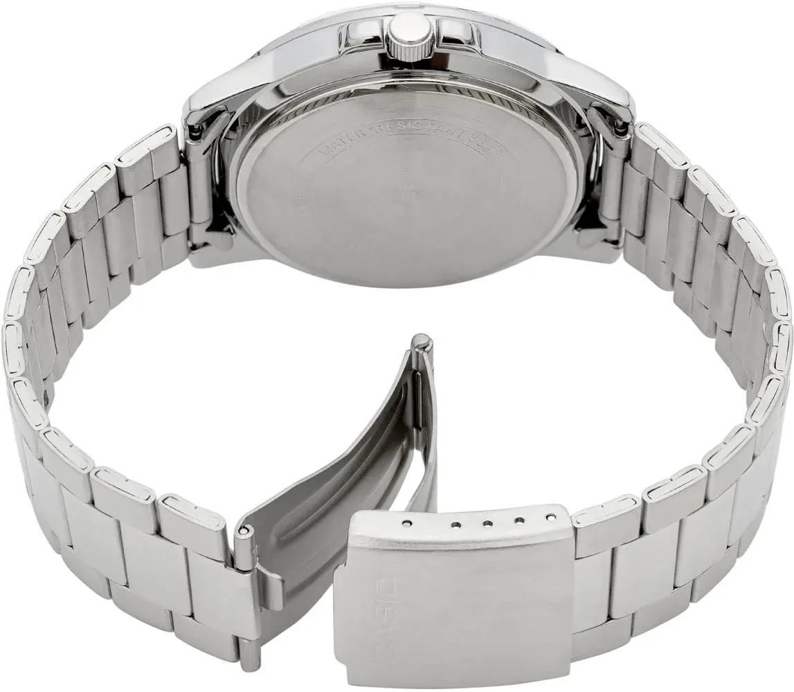 Casio Enticer Black Dial Stainless Steel Men's Watch | MTP-VD01D-1CVUDF