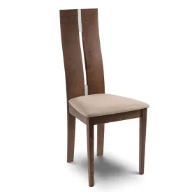 Cayman Walnut Finish Modern Dining Chair