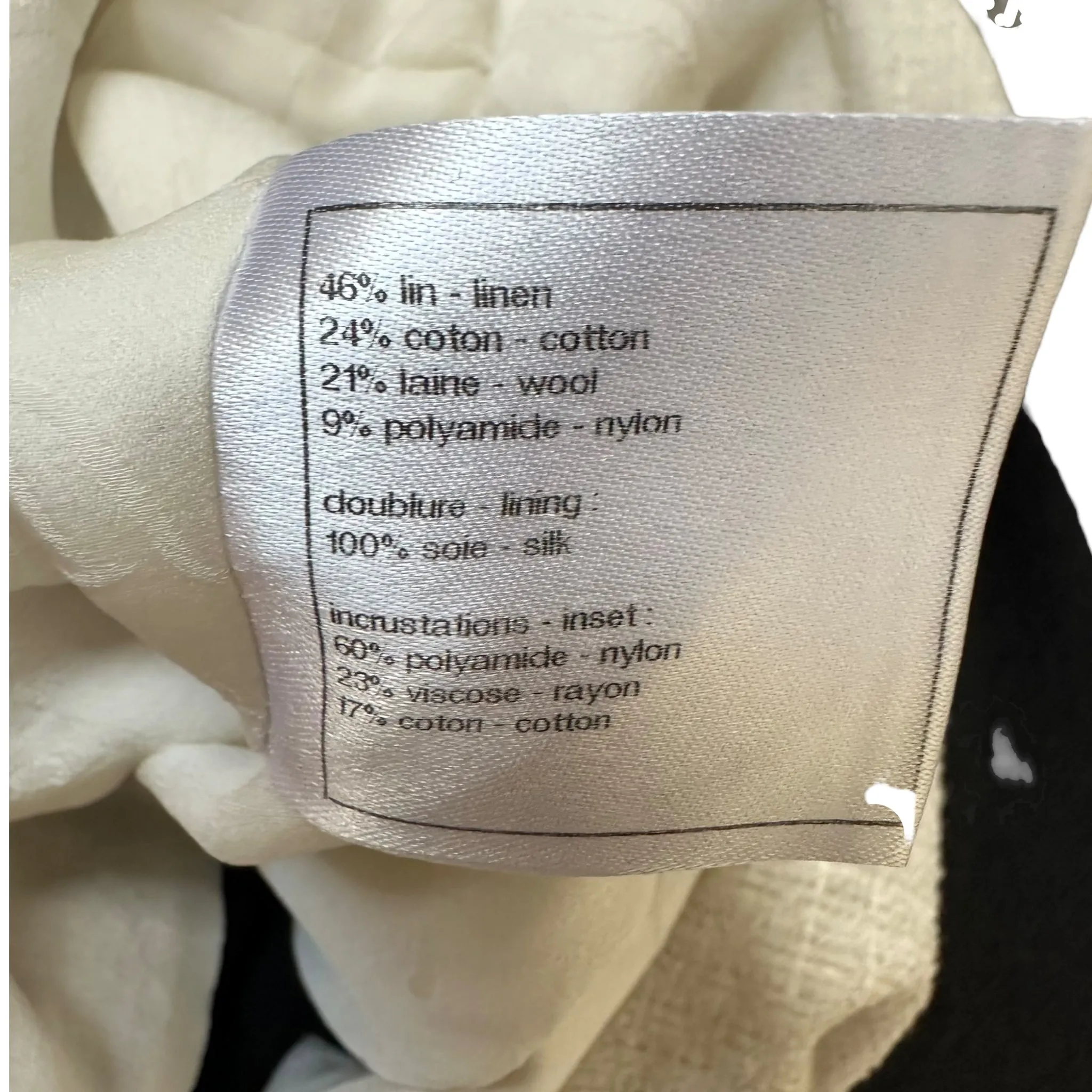 Chanel Cream Color Charm Dress