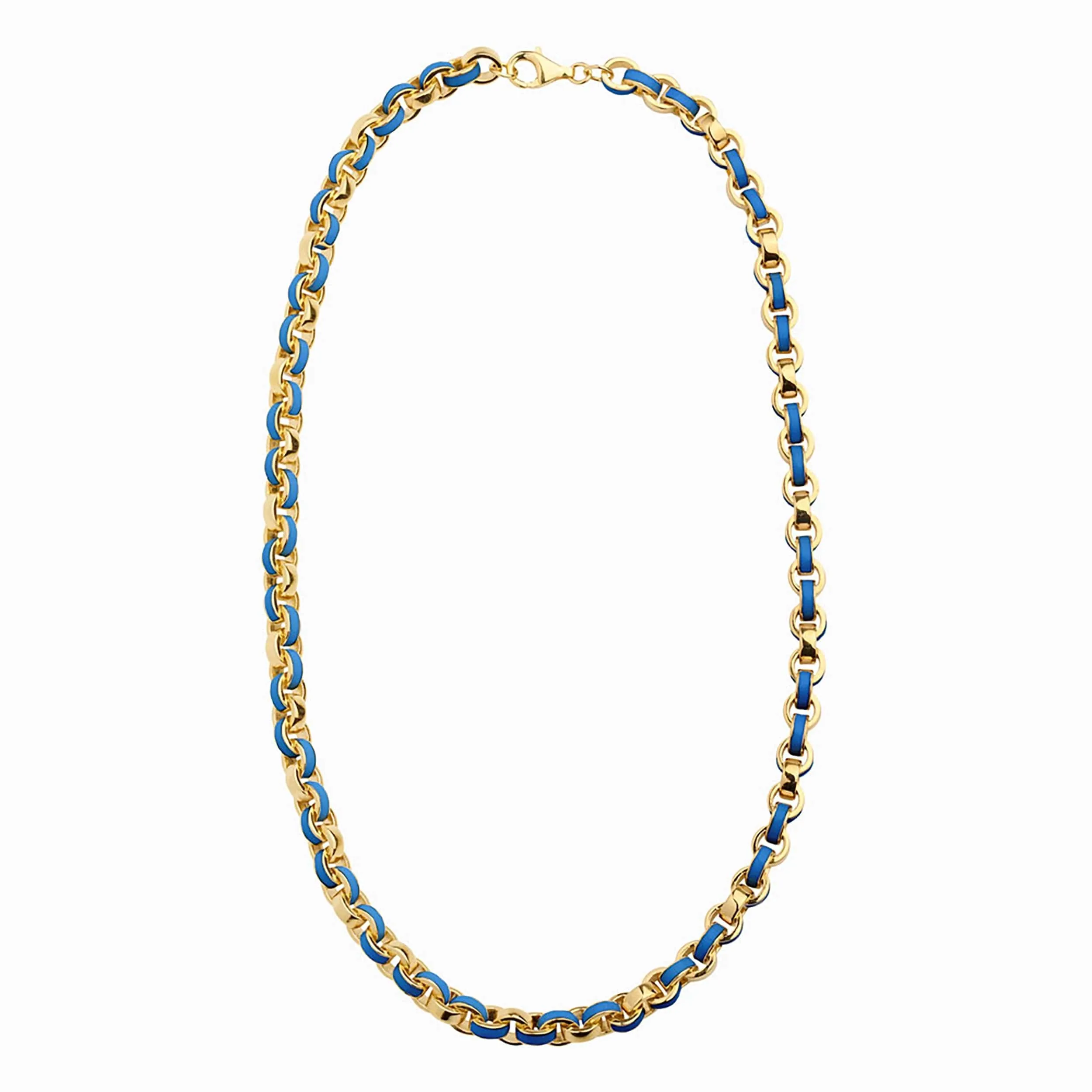 Chunky Colored Enamel Necklace