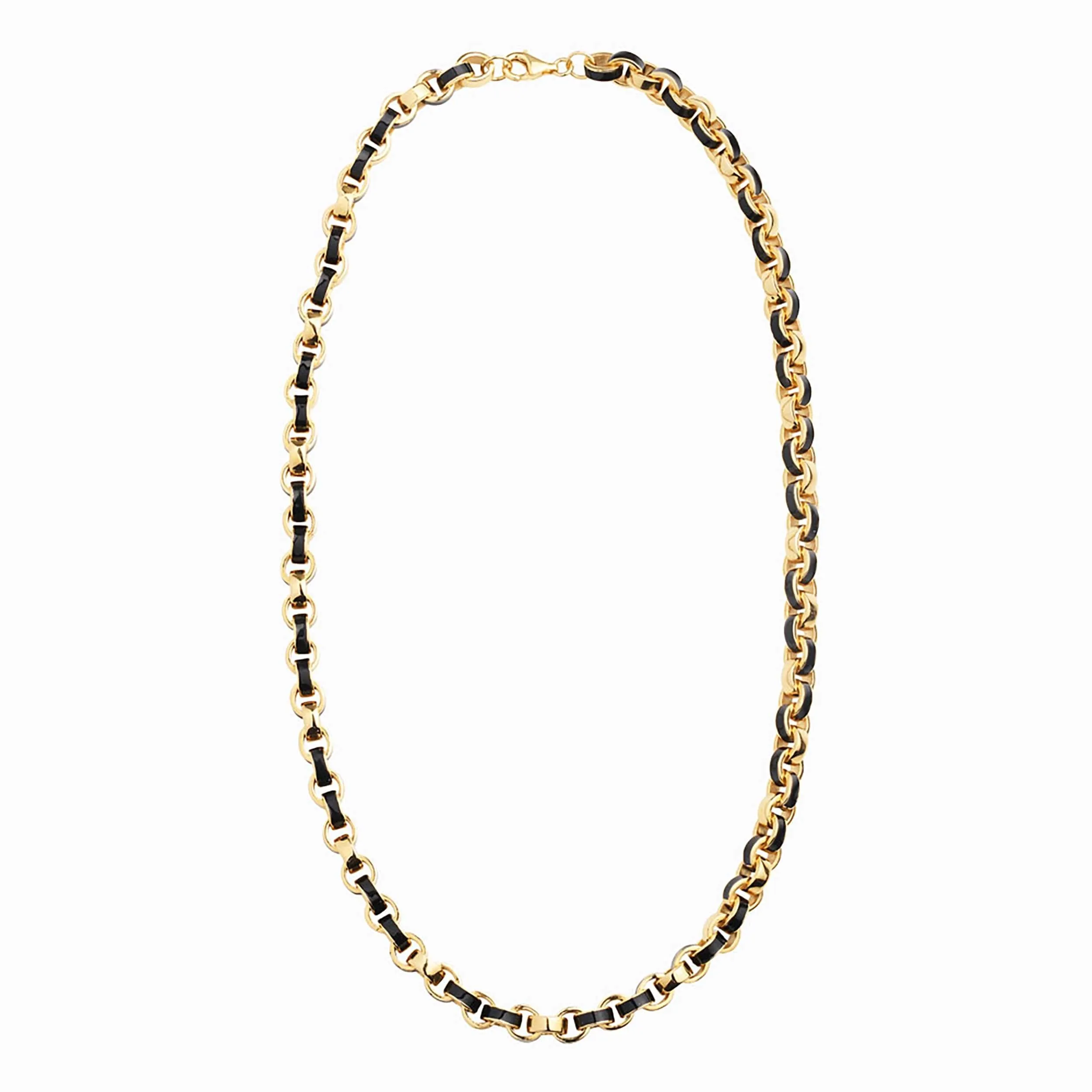 Chunky Colored Enamel Necklace