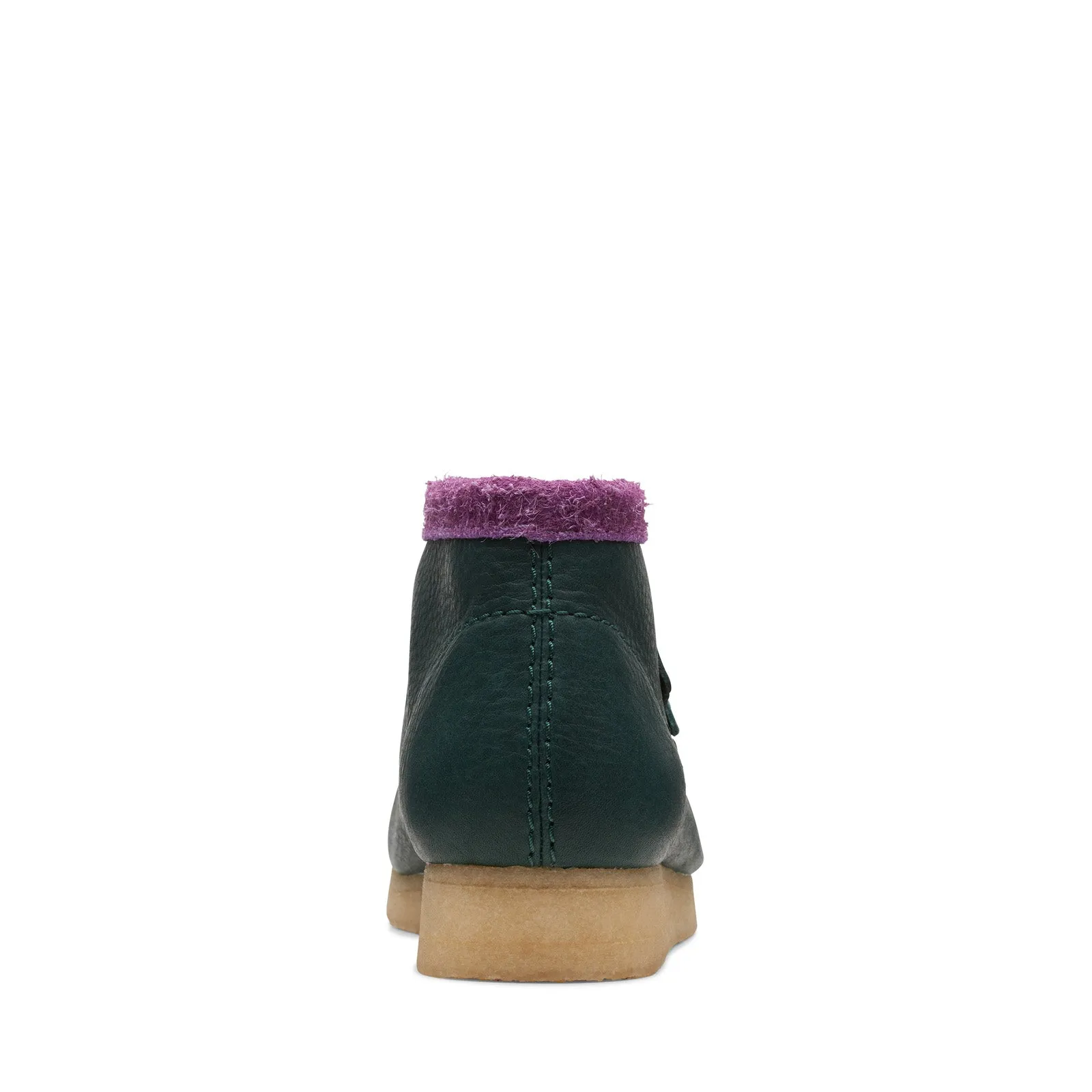Clarks Originals Wallabee Boot Men's Green Purple Combi Leather Chukka Boots 26168831