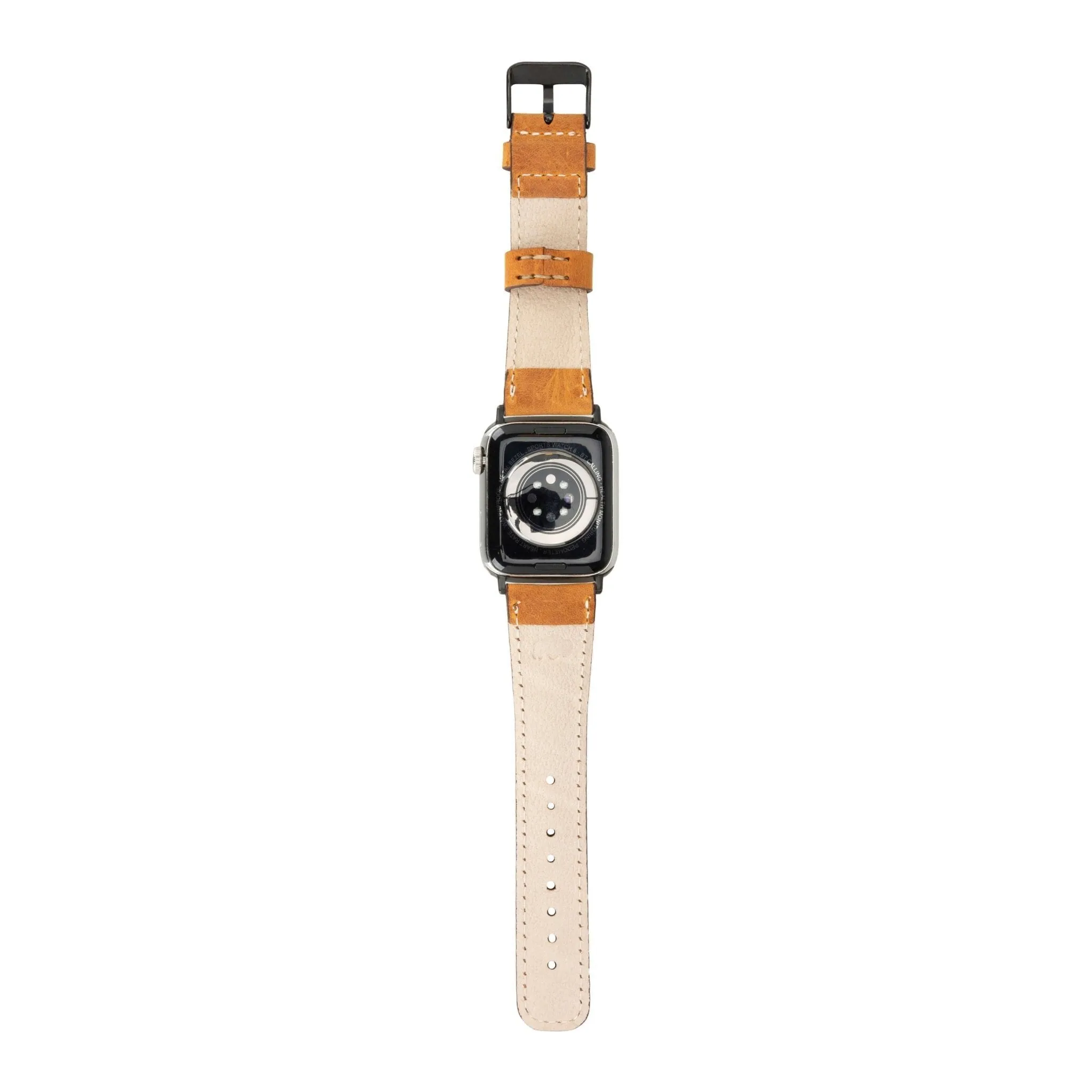 Classic Band for Apple Watch 40mm / 41mm, Golden Brown, Black Hardware
