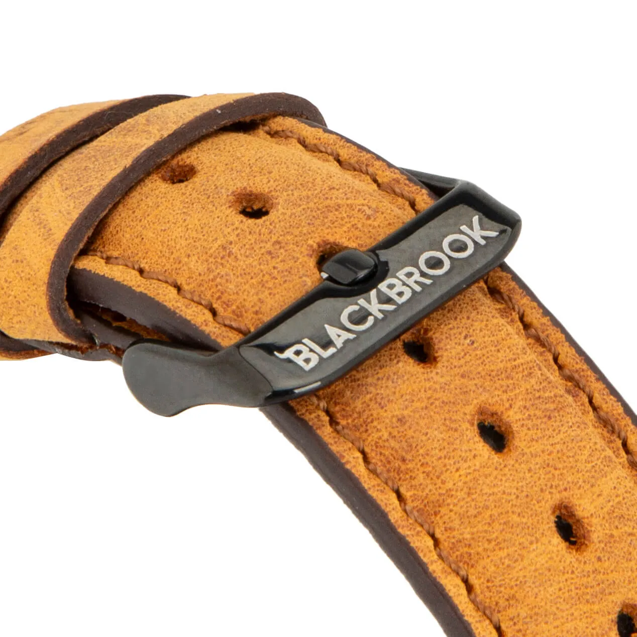 Classic Band for Apple Watch 40mm / 41mm, Golden Brown, Black Hardware