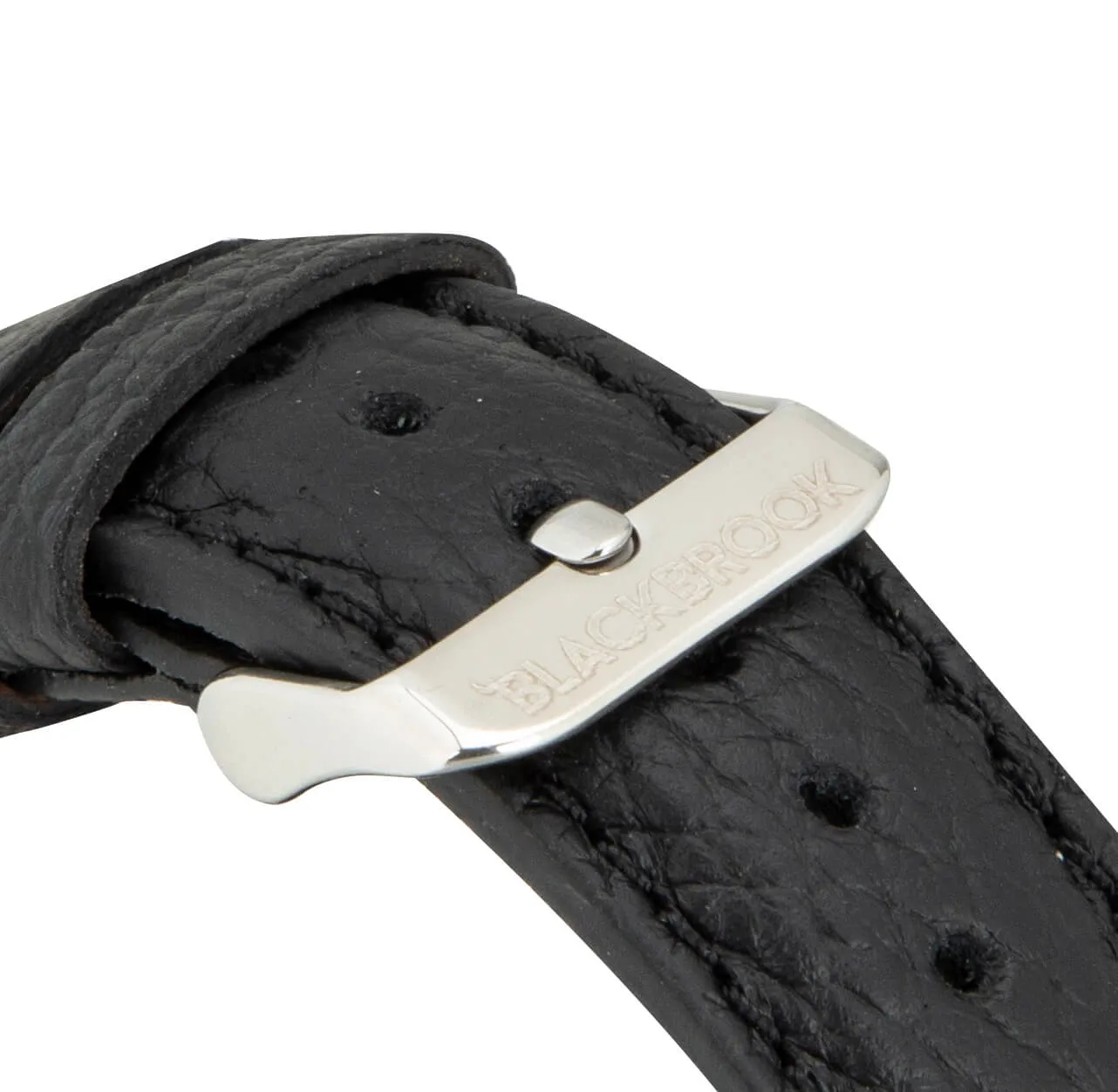 Classic Band for Apple Watch 40mm / 41mm, Pebble Black, Silver Hardware