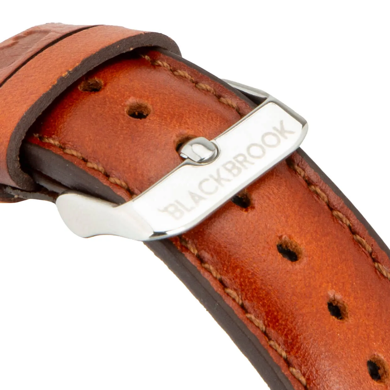 Classic Band for Apple Watch 44mm / 45mm, Burnished Tan, Silver Hardware