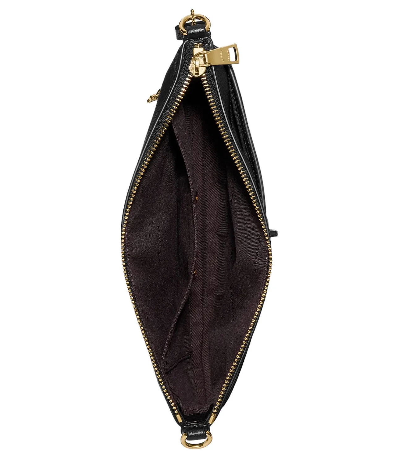 Coach Polished Pebble Polly Crossbody Black