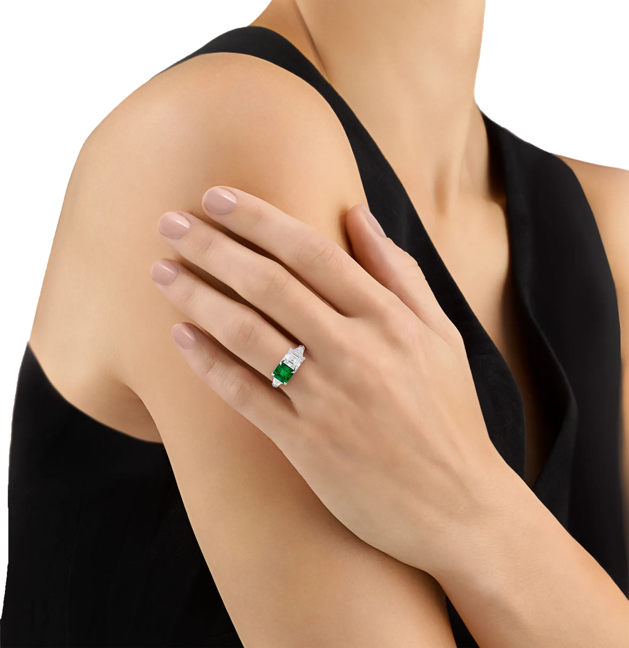 Colombian Emerald and Diamond Ring