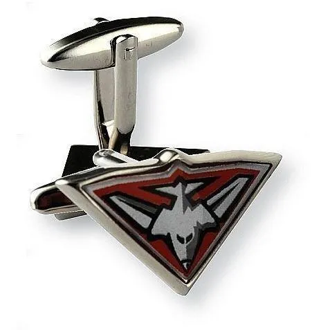 Colour Essendon Logo AFL Cufflinks