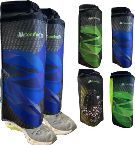 ComfortTrim - Island Blue Carbon Fiber Print - Ultimate Protection, Comfort, and Cooling for String Trimming, Landscaping, and Lawn Care Professionals - Protects from Debris, and Enhances Safety