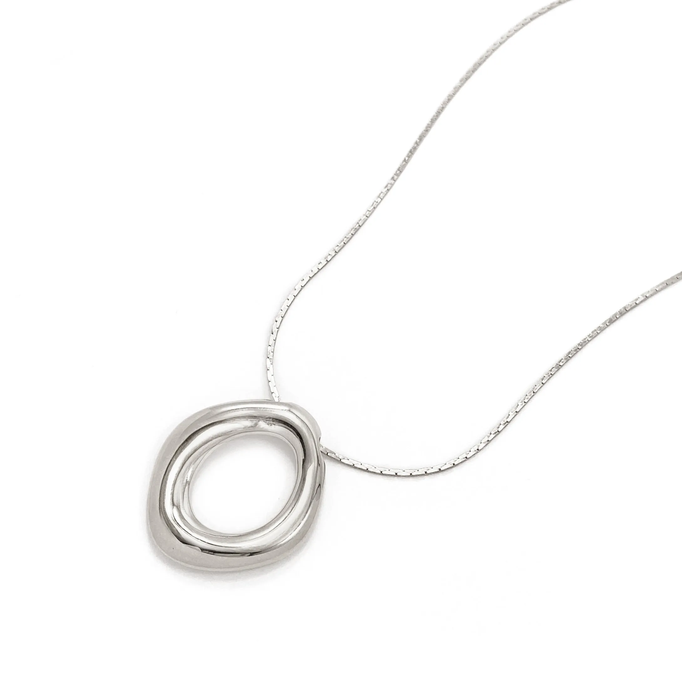 Cora Pendant - Large - Silver