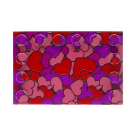 Couples Heart Pattern Baseplate - Custom Printed Baseplate