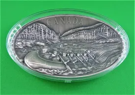 Currency - Silver Coin - $250 - 2018 - RCM - The Voyageurs