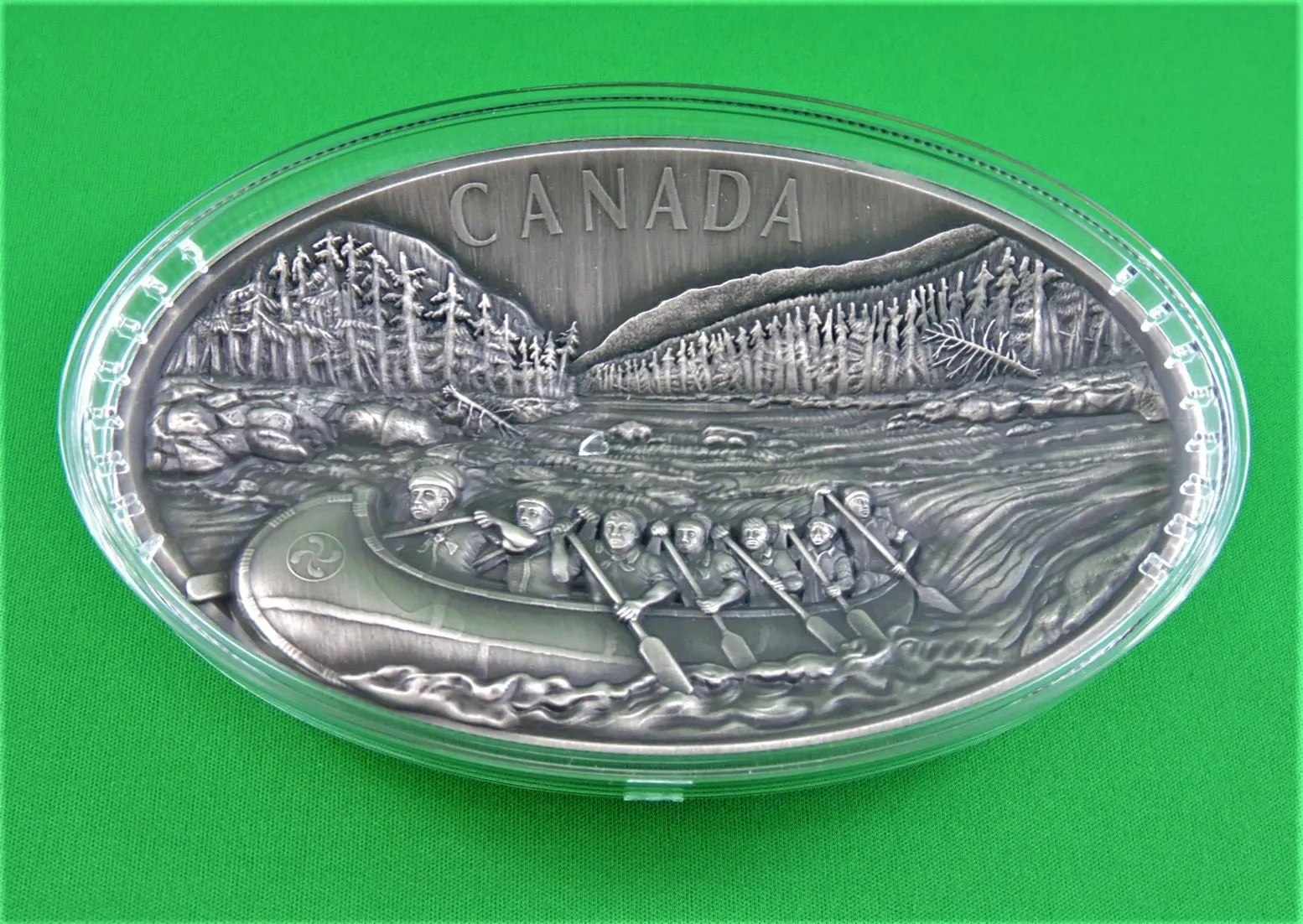 Currency - Silver Coin - $250 - 2018 - RCM - The Voyageurs