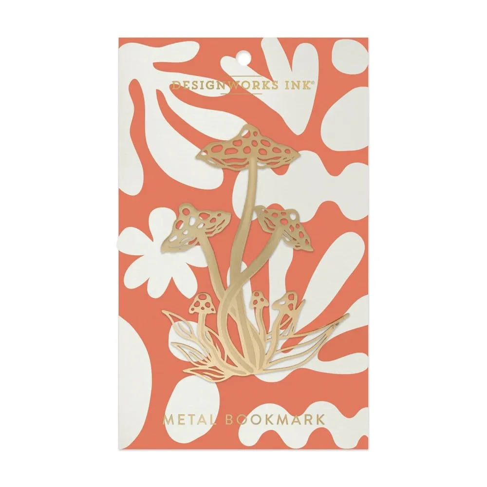 DesignWorks Ink: Metal Bookmark Mushroom