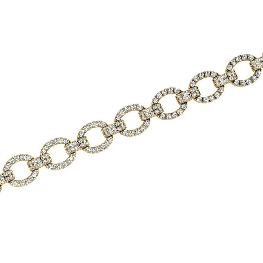 Diamond Link Bracelet 18K Gold (1.80 ct. tw)