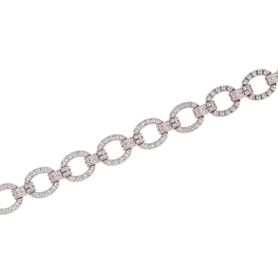 Diamond Link Bracelet 18K Gold (1.80 ct. tw)