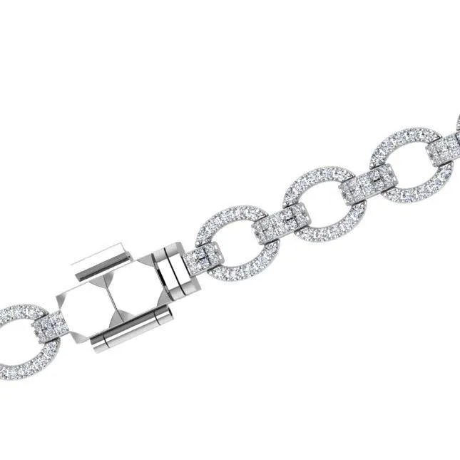 Diamond Link Bracelet 18K Gold (1.80 ct. tw)