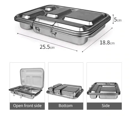 Ecococoon Stainless Steel Bento Box - Lemon