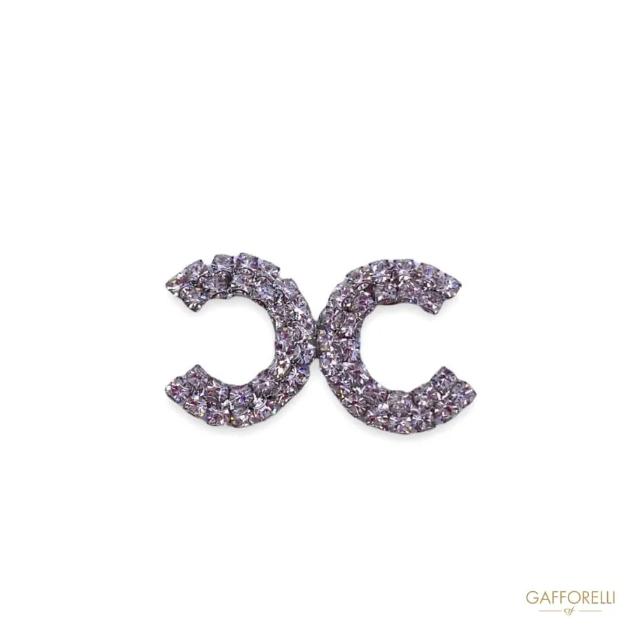 Elegant Metal Hook with Swarovski Crystal Chanel Similitude 3402 - Gafforelli Srl