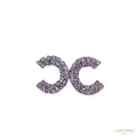 Elegant Metal Hook with Swarovski Crystal Chanel Similitude 3402 - Gafforelli Srl