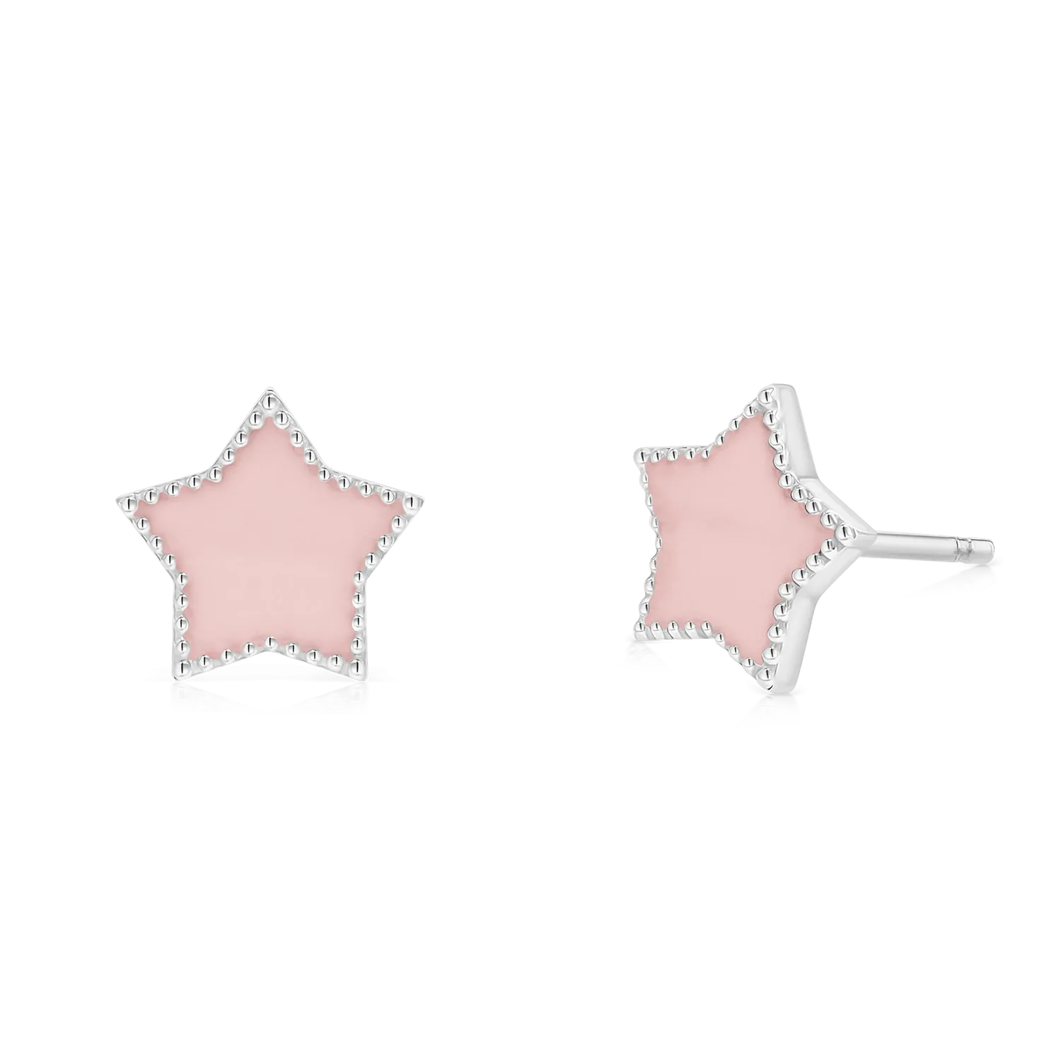 Enamel Star Earrings