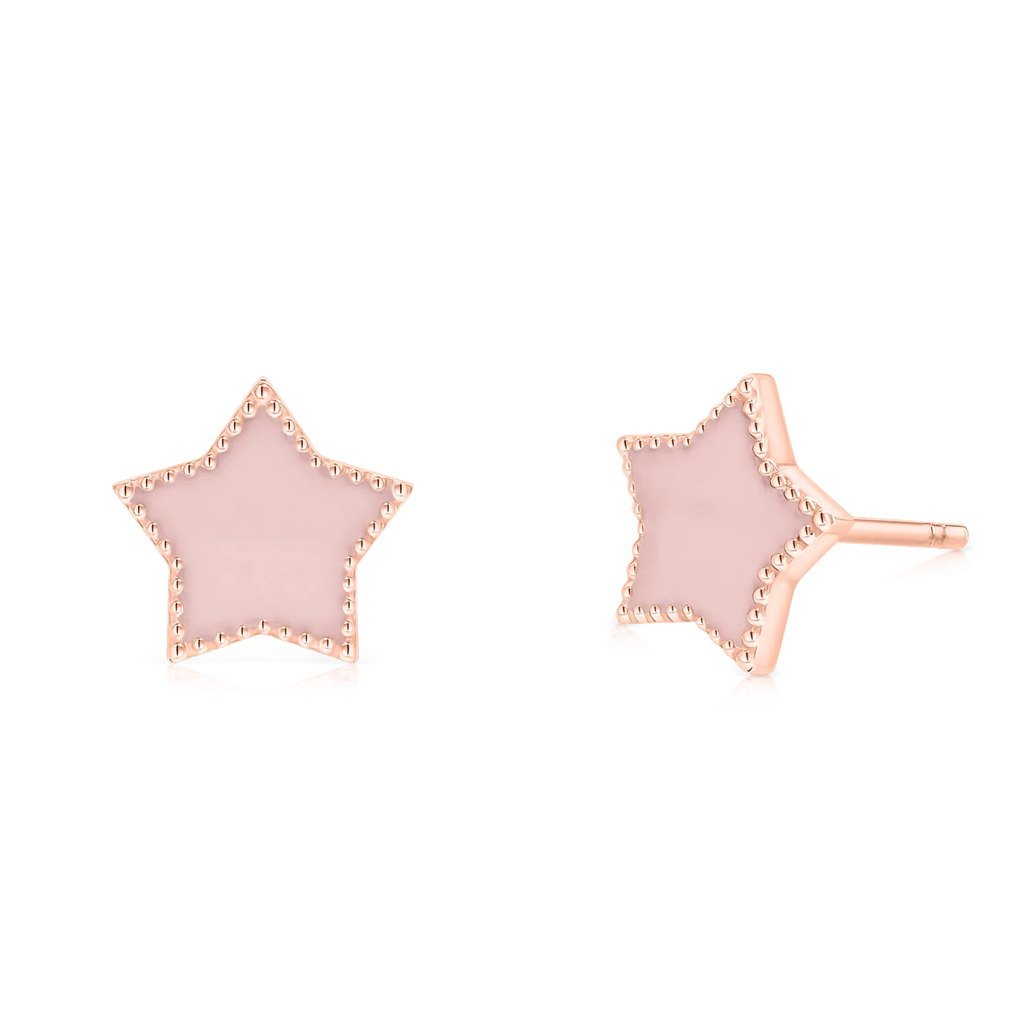 Enamel Star Earrings