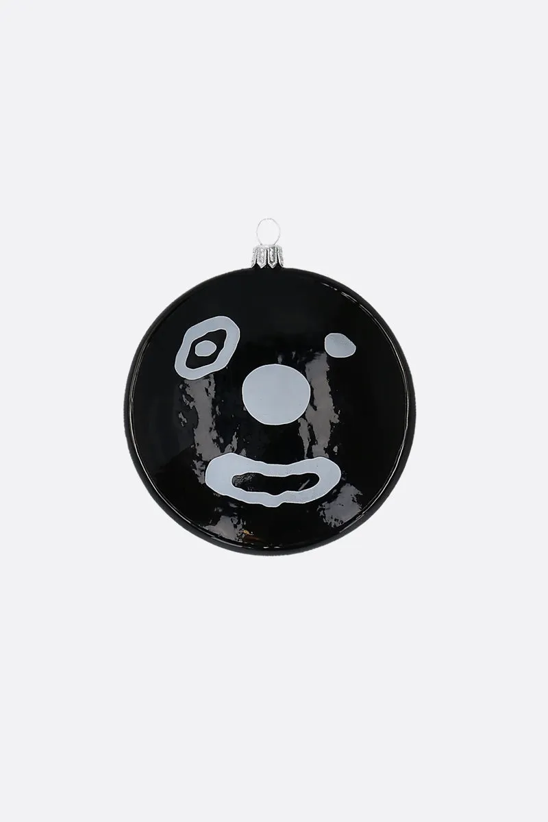 enameled metal Christmas ornament