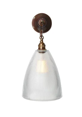 Fend Vintage Prismatic Glass Wall Light
